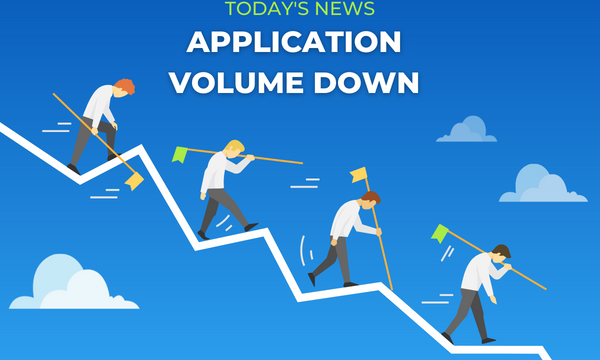 Application Volume Plunges to 25 Year Low